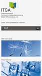 Mobile Screenshot of itga-bw.de