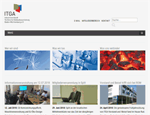 Tablet Screenshot of itga-bw.de